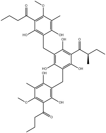 (R)-(-)-Agrimol B Struktur