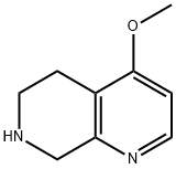 4-methoxy-5,6,7,8-tetrahydro-1,7-naphthyridine Struktur