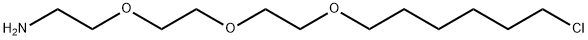 Ethanamine, 2-[2-[2-[(6-chlorohexyl)oxy]ethoxy]ethoxy]- Struktur