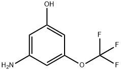 Phenol, 3-amino-5-(trifluoromethoxy)- Struktur