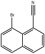 1-Naphthalenecarbonitrile, 8-bromo- Struktur