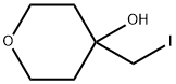 2H-Pyran-4-ol, tetrahydro-4-(iodomethyl)- Struktur