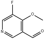 3-Pyridinecarboxaldehyde, 5-fluoro-4-methoxy- Struktur