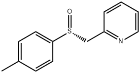 Pyridine, 2-[[(R)-(4-methylphenyl)sulfinyl]methyl]- Struktur