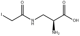 N(3)-(iodoacetyl)-2,3-diaminopropanoic acid Struktur