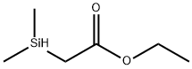 Acetic acid, 2-(dimethylsilyl)-, ethyl ester Struktur