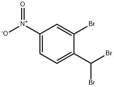 Benzene, 2-bromo-1-(dibromomethyl)-4-nitro- Struktur