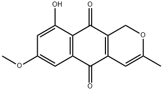 5-deoxyanhydrofusarubin Struktur