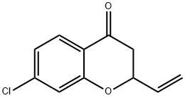 4H-1-Benzopyran-4-one, 7-chloro-2-ethenyl-2,3-dihydro- Struktur