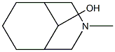 (1β,5β,9-syn)-3-Methyl-3-azabicyclo[3.3.1]nonan-9-ol Struktur