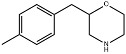 Morpholine, 2-[(4-methylphenyl)methyl]- Struktur