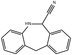 5H-Dibenz[b,e]azepine-6-carbonitrile, 6,11-dihydro- Struktur