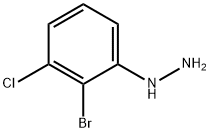 Hydrazine, (2-bromo-3-chlorophenyl)- Struktur