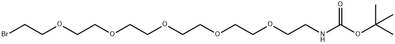 Br-PEG5-NHBoc Struktur