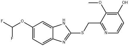 4'-O-Demethyl Pantoprazole Sulfide Struktur