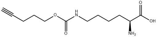 N-Pentyn1yloxycarbonyl]-L-lysine Struktur