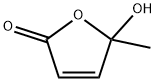 2(5H)-Furanone, 5-hydroxy-5-methyl- Struktur