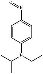 Benzenamine, N-ethyl-N-(1-methylethyl)-4-nitroso- Struktur