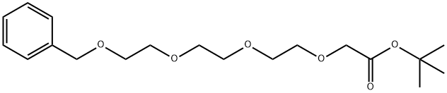 Benzyl-PEG4-CH2CO2tBu Struktur