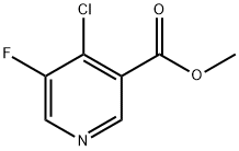 Methyl 4-chloro-5-fluoropyridine-3-carboxylate Struktur