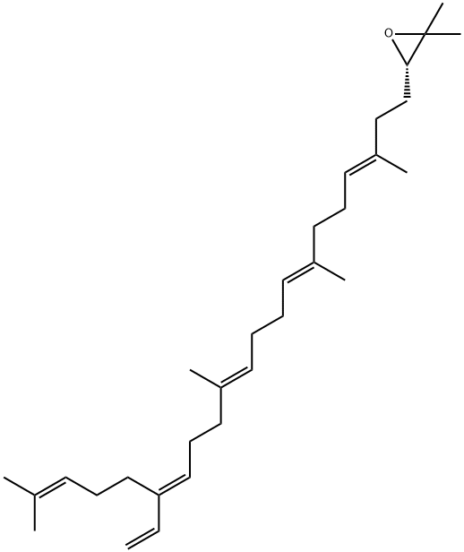 29-methylidene-2,3-oxidosqualene Struktur