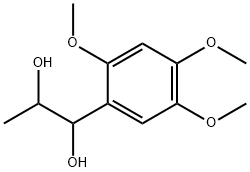 1,2-Propanediol, 1-(2,4,5-trimethoxyphenyl)- Struktur