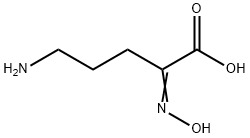 Pentanoic acid, 5-amino-2-(hydroxyimino)- Struktur