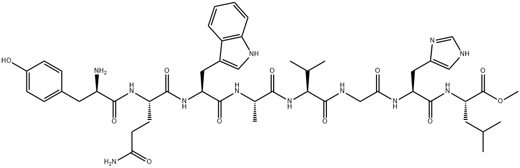 bombesin (6-13), Tyr(6) methyl ester Struktur