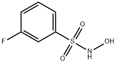 3-fluoro-N-hydroxybenzene-1-sulfonamide Struktur