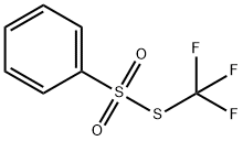 Benzenesulfonothioic acid, S-(trifluoromethyl) ester Struktur