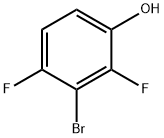 Phenol, 3-bromo-2,4-difluoro- Struktur