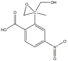 2-Oxiranemethanol, 2-methyl-, 2-(4-nitrobenzoate) Struktur