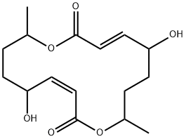 Pyrenophorol [HelMidiol] Struktur