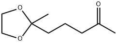 2-Pentanone, 5-(2-methyl-1,3-dioxolan-2-yl)- Struktur