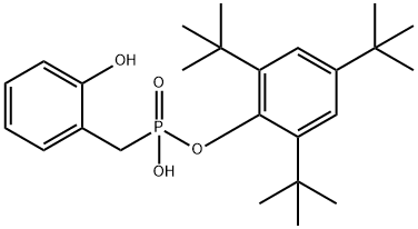 2,4,6-TRI-TERT-BUTYLPHENYLESTEROFSALICYLPHOSPHOROUSACID Struktur