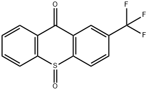 9H-Thioxanthen-9-one, 2-(trifluoromethyl)-, 10-oxide Struktur