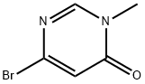 6-Bromo-3-methylpyrimidin-4(3H)-one Struktur