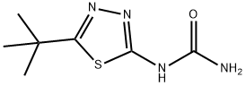 Urea, N-[5-(1,1-dimethylethyl)-1,3,4-thiadiazol-2-yl]- Struktur