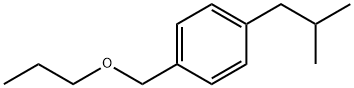 Benzene, 1-(2-methylpropyl)-4-(propoxymethyl)- Struktur