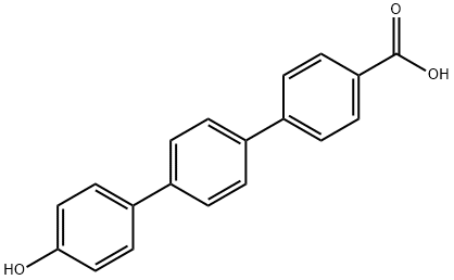 [1,1':4',1''-Terphenyl]-4-carboxylic acid, 4''-hydroxy- (9CI) Struktur