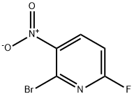 Pyridine, 2-bromo-6-fluoro-3-nitro- Struktur