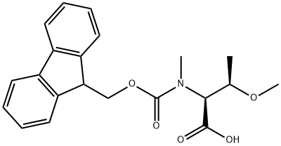 FMOC-MeThr(Me)-OH Struktur