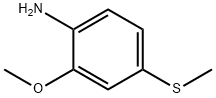 Benzenamine, 2-methoxy-4-(methylthio)- Struktur