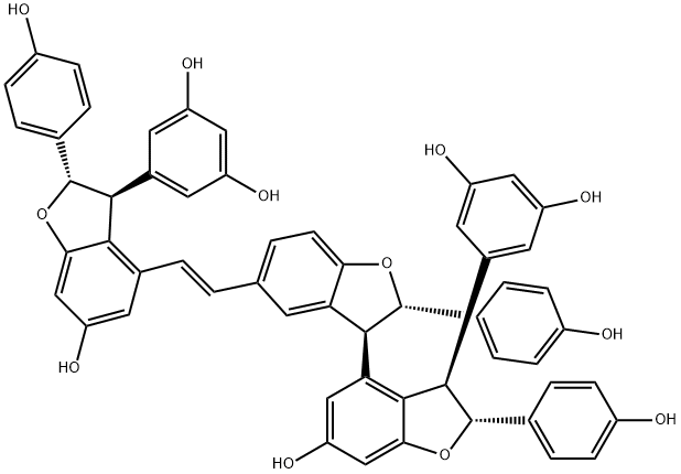 R-Viniferin Struktur