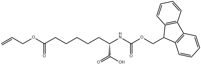 Fmoc-Asu(Oall)-OH Struktur