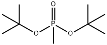 Phosphonic acid, P-methyl-, bis(1,1-dimethylethyl) ester Struktur