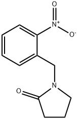 2-Pyrrolidinone, 1-[(2-nitrophenyl)methyl]- Struktur