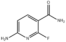 3-Pyridinecarboxamide,6-amino-2-fluoro-(9CI) Struktur