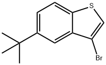 3-bromo-5-(tert-butyl)benzo[b]thiophene Struktur