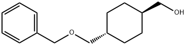 Cyclohexanemethanol, 4-[(phenylmethoxy)methyl]-, trans- Struktur